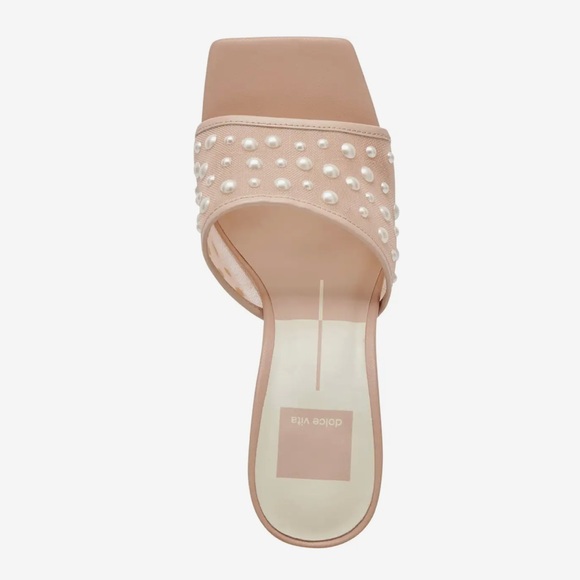 Narda Pearl Blush Sandal Heel - Picture 2 of 8